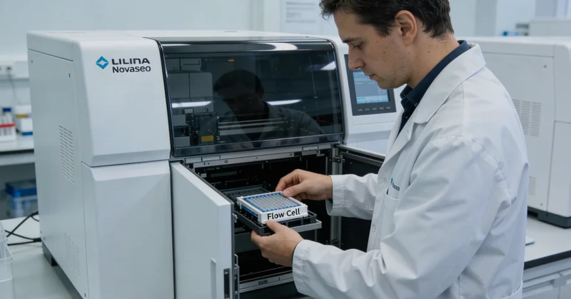 武汉实验室基因测序分析工作场景