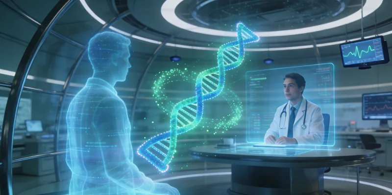 吉林医生与家庭进行基因检测报告