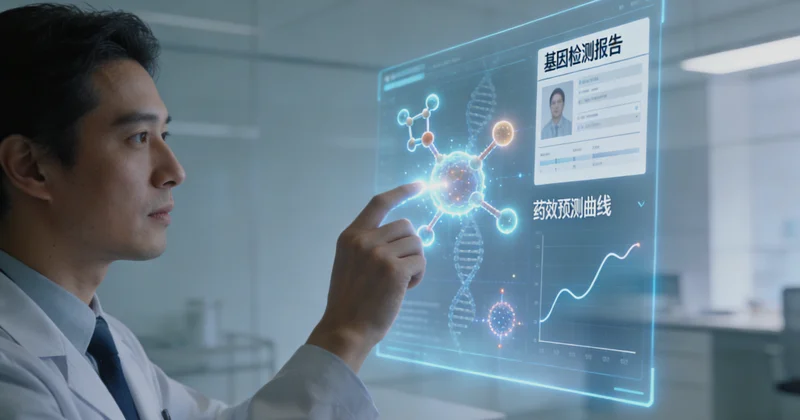 鹤岗牧业工作者查看基因检测报告