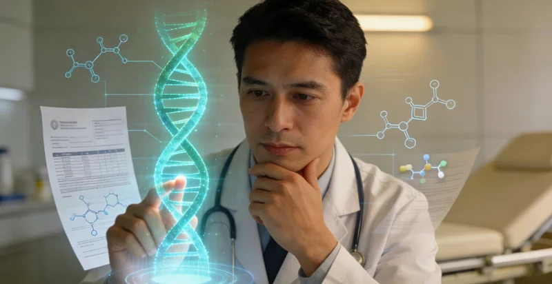 沈阳家庭共同查看基因检测报告并