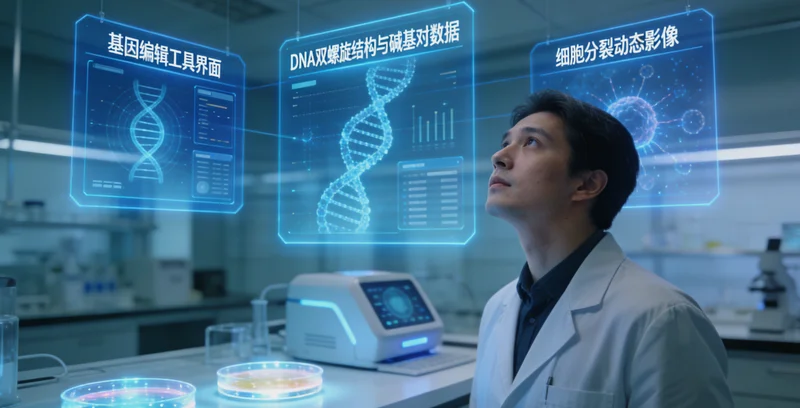 河池家庭共同查看基因检测报告