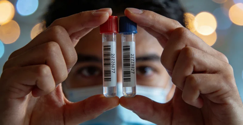 专业人员进行报告解读或健康咨询