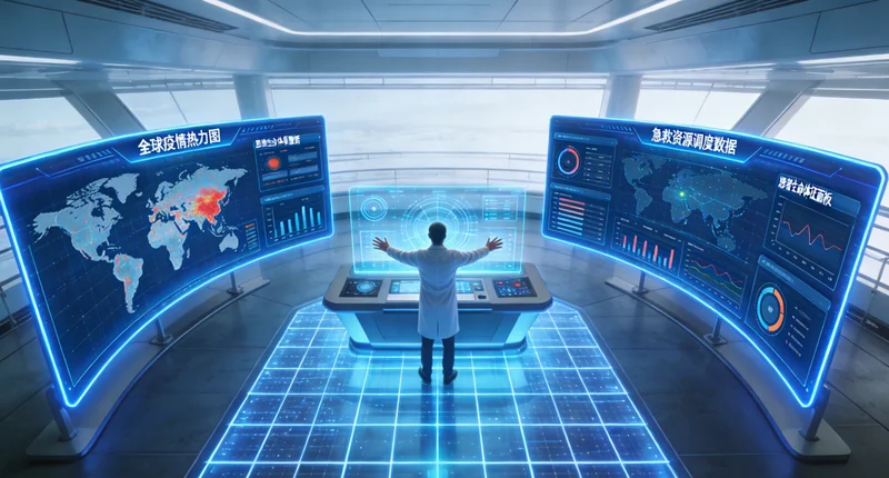 上饶市民进行无创基因采样过程