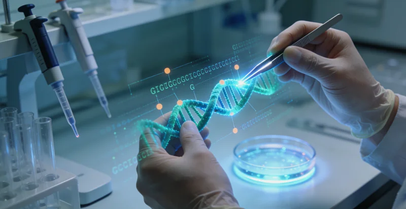 迁安医生与患者共同查看基因检测