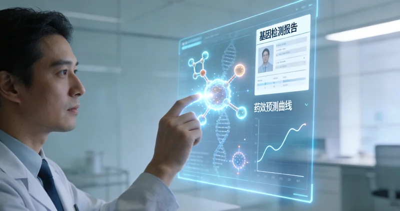 达州医院护士为儿童进行基因检测