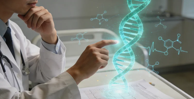 自贡家庭与医生进行基因报告解读