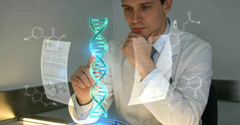 达州家庭与医生共同查看基因检测