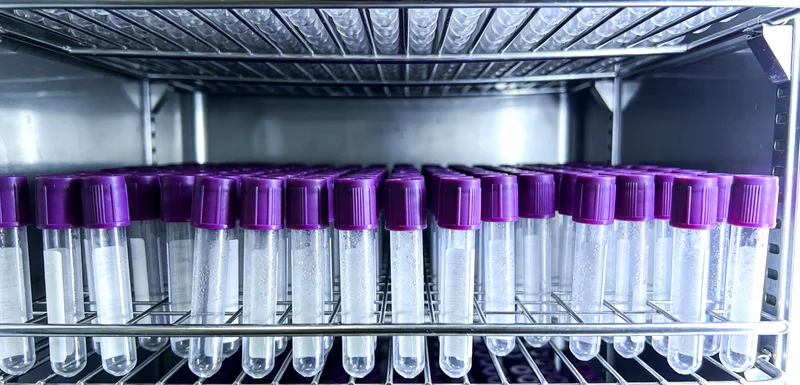 医生正在为发烧的儿童进行检查，