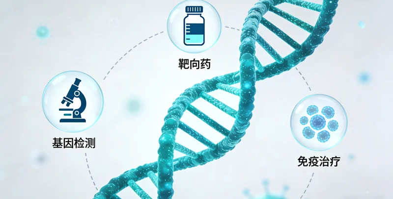 深州肺癌靶向药物治疗示意图