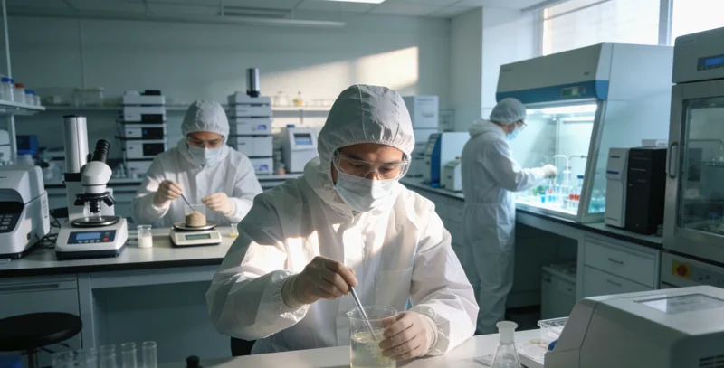 现代化分子诊断实验室内部，技术