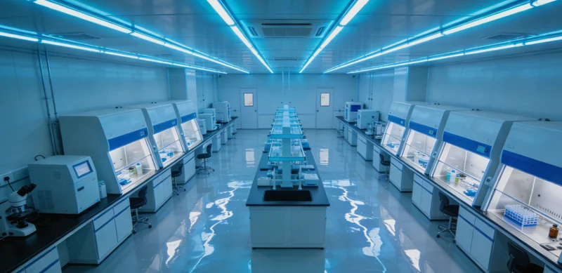 医生正在进行胸腔穿刺获取积液样