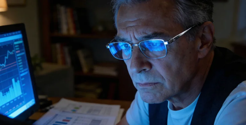 医生在诊室中,正结合基因检测报