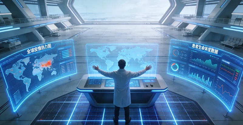 临夏夫妇在诊室咨询医生关于耳聋