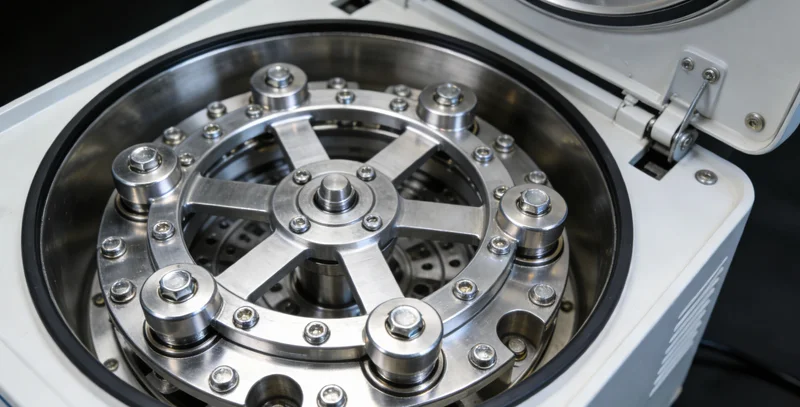 现代化基因测序实验室内部，工作