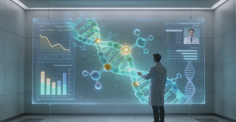 德州肺癌RET靶向治疗概念图