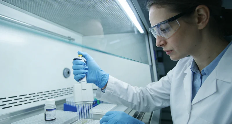 文山医护人员进行静脉血采样用于