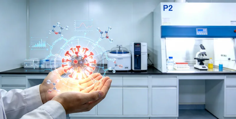 基因检测实验室进行高通量测序分