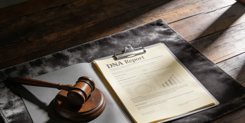 一位医生正在诊室内向一对准父母