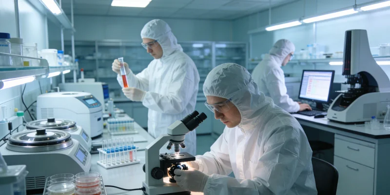 示意图展示从粪便样本到基因测序