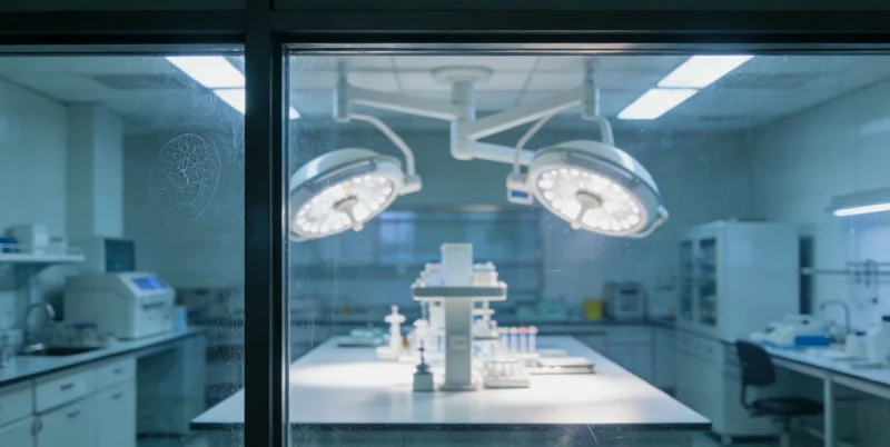 电脑屏幕上显示的细菌基因检测结