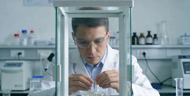 廊坊耳聋基因检测实验室工作场景