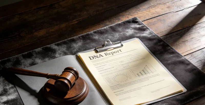 诊室内,医生正指着报告单,向患