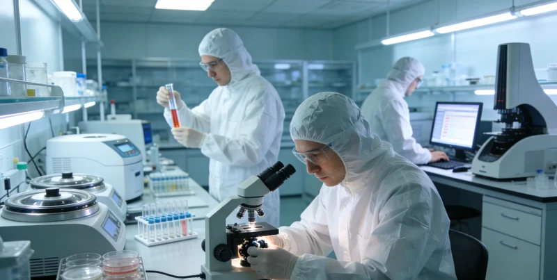 医生正在向家属详细解读基因检测