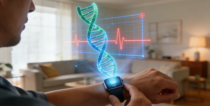 潍坊家庭共同查看基因检测报告并