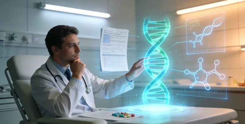 自贡家庭在诊室进行遗传咨询