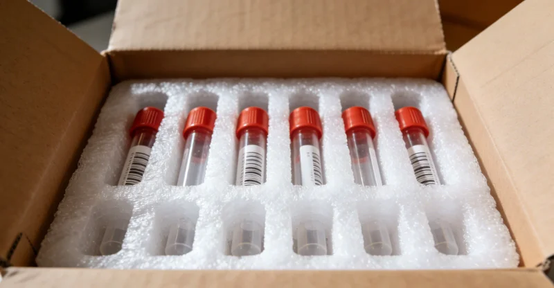 一份详尽的基因检测报告被密封保