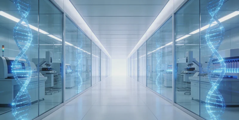 医生正在向咨询者解读基因检测报