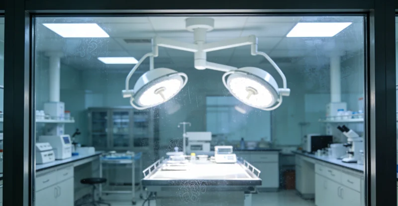 实验室进行基因测序分析的工作场