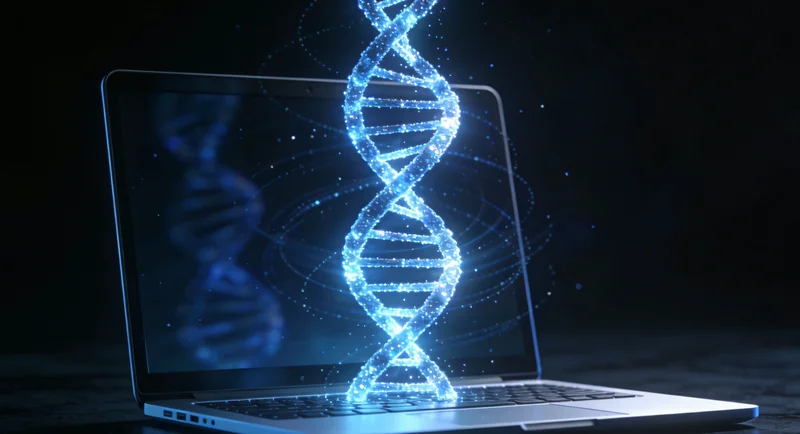 巨细胞病毒结构与DNA示意图