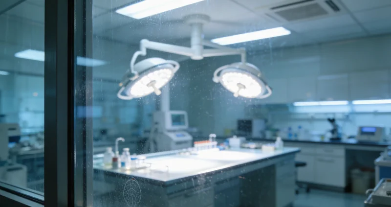 专业的遗传咨询师正在向一个家庭