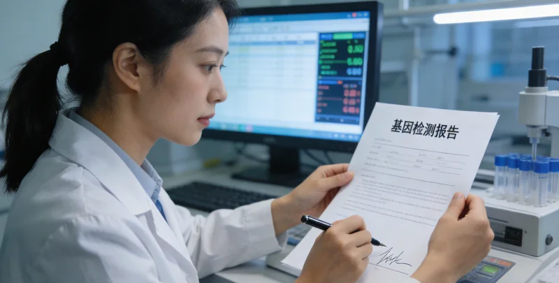 深圳基因检测实验室技术人员正在