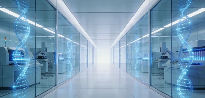 一只手正在操作居家肠道检测采样