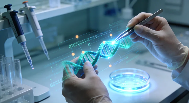 长春医院医生进行基因检测报告解