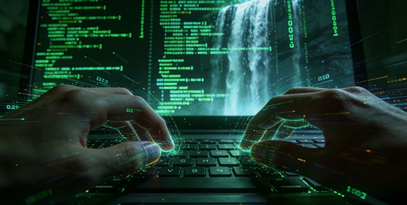 高科技基因测序仪正在运行,背景