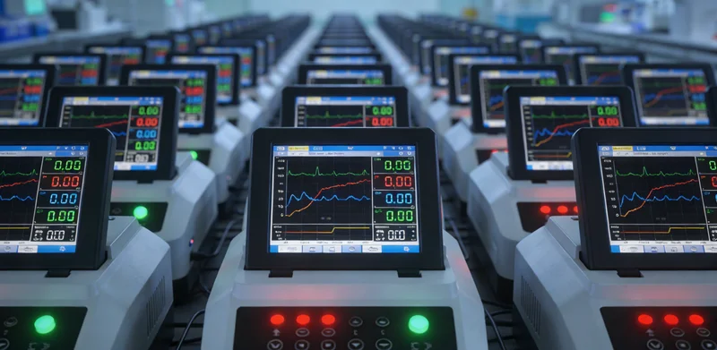 实验室内技术人员正在操作高通量