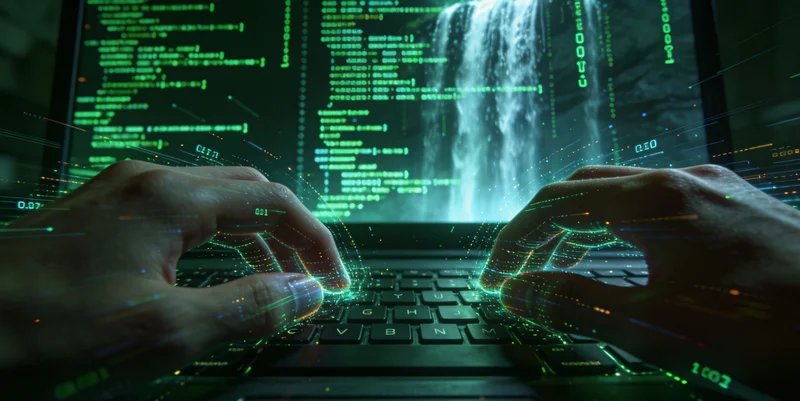 实验室中，科学家操作高通量测序