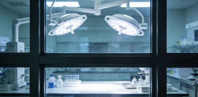 实验室人员操作精密仪器进行基因