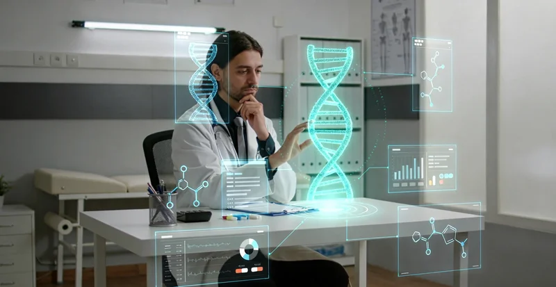 霍州医生与患者讨论结直肠癌基因