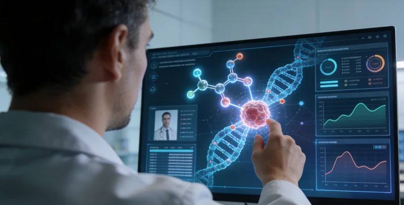 北屯医生向患者解释子宫内膜癌基
