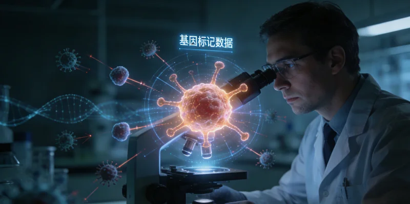 专业实验室进行基因测序数据分析