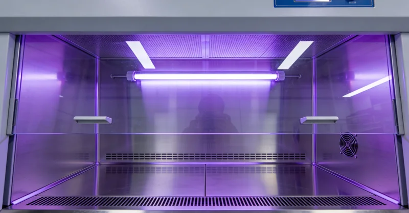 临床医生正在电脑前查看mNGS