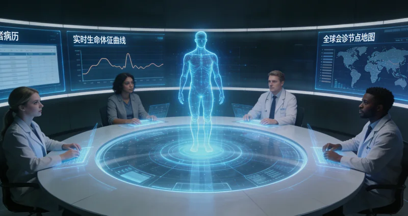 揭阳市民在医院进行遗传咨询场景