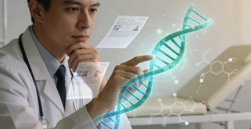 运城家庭共同查看基因检测报告并