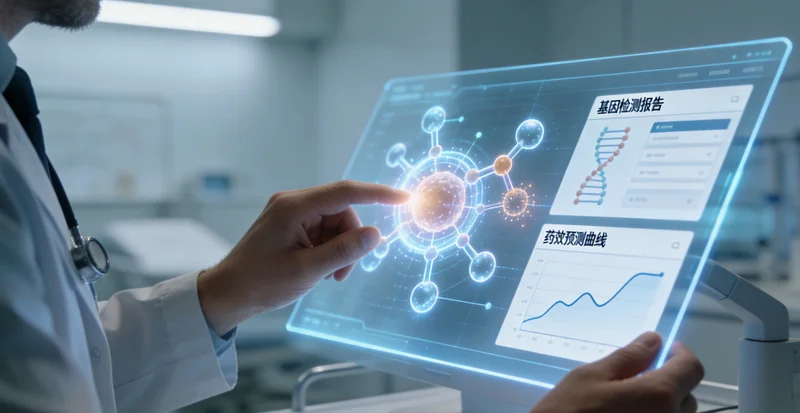 柳州居民在医院进行遗传咨询场景