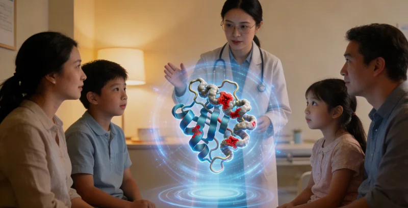 南京医院医生为患者解读基因检测