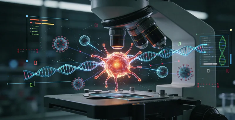 基因检测实验室分析流程示意